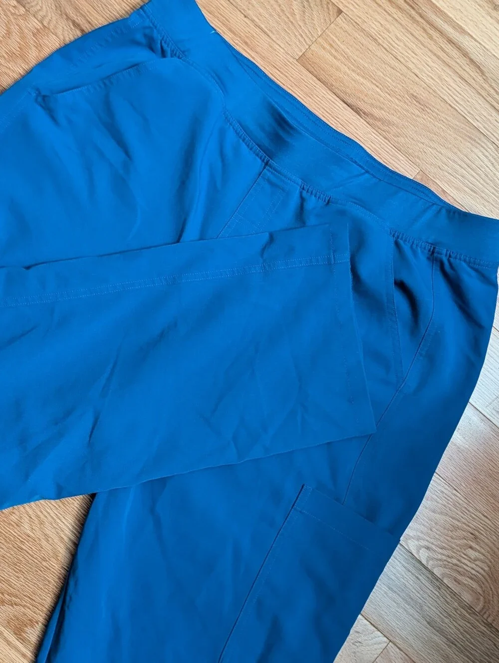 Figs Axim Cargo Scrub Pants Mens XXL Tall Royal Blue PO 1659 Straight Leg T2001T